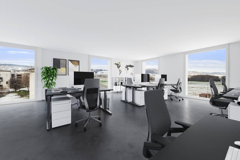 Bureaux au sein d'un immeuble administratif et commercial (2)