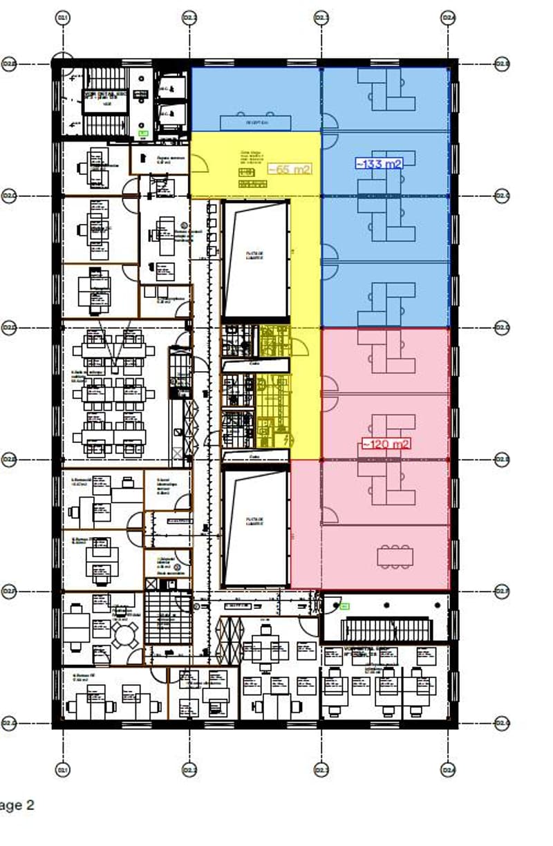 Bureaux au sein d'un immeuble administratif et commercial (3)