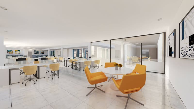 Bureaux au sein d'un immeuble administratif et commercial (2)
