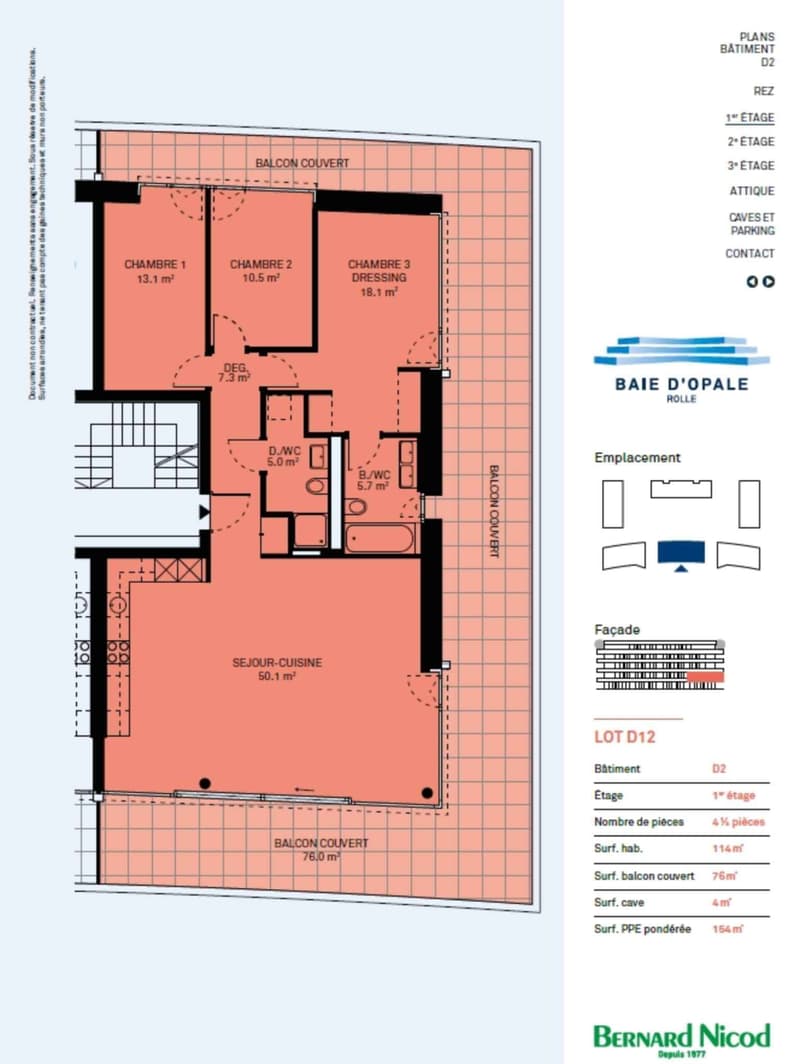 Magnifique appartement neuf de 4,5 pièces avec spacieux balcon couvert de 76 m2! (10)