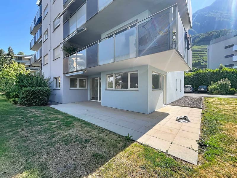 4.5 pièces au rez-de-chaussée avec terrasse - Cabinet 3 (10)