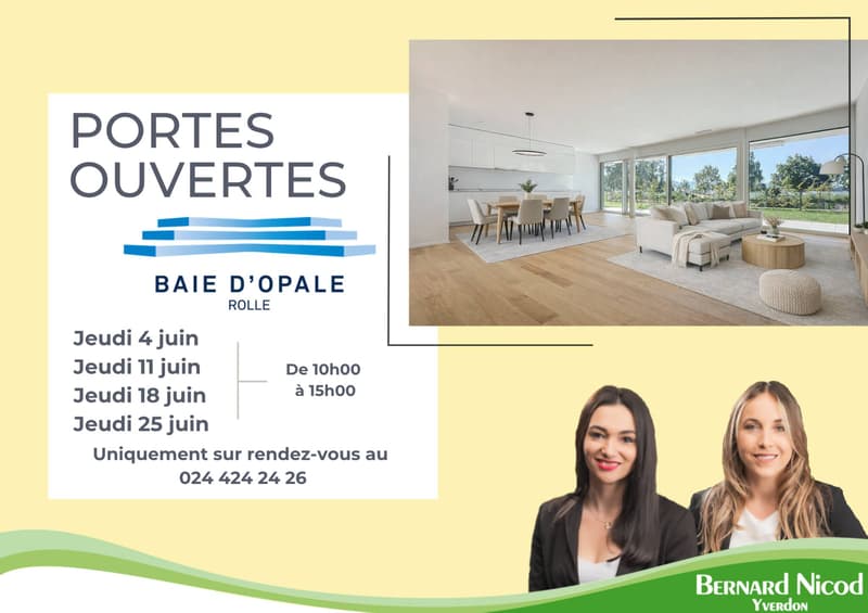 Luxueux 4.5 pièces traversant neuf avec 2 balcons (2)