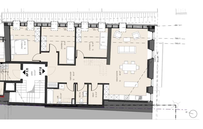 Nouvelle promotion : plus que 2 lots ! Duplex de 5.5 pièces avec balcons (9)