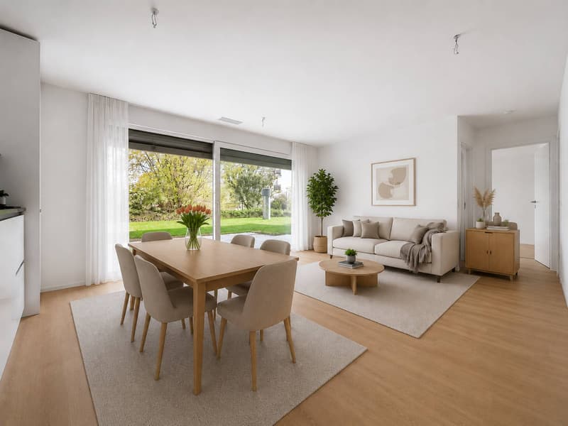 Appartement neuf de 2.5 pièces avec terrasse et jardin (2)