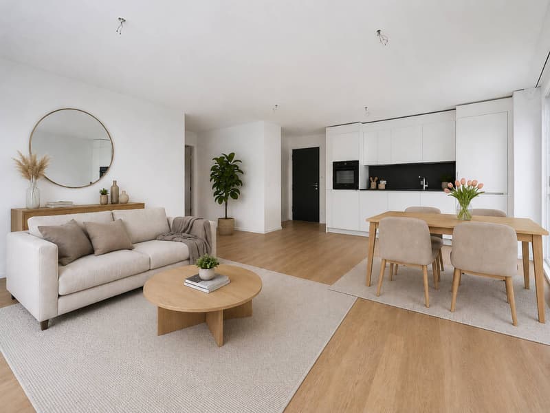 Appartement neuf de 2.5 pièces avec terrasse et jardin (1)