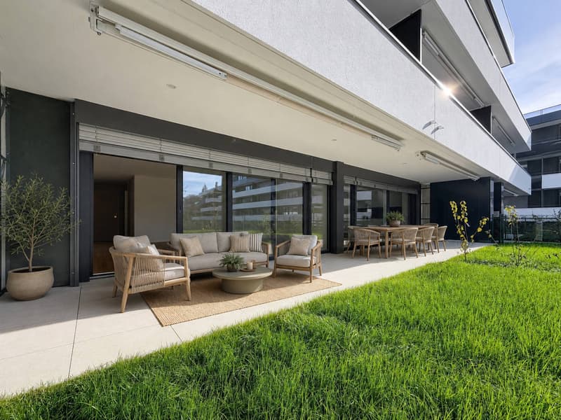 Appartement neuf de 3.5 pièces avec terrasses et jardins (8)