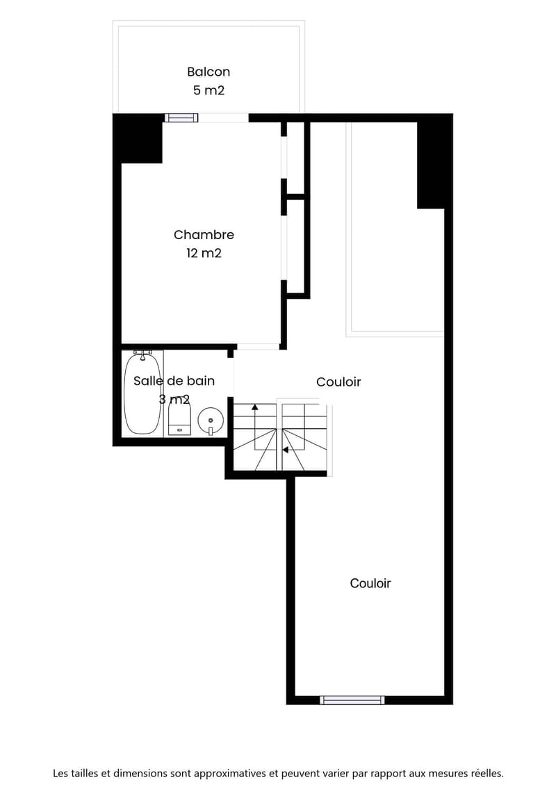 Appartement de 3.5 pièces de 63m2 en duplex dans les combles avec balcons et vue imprenable (8)