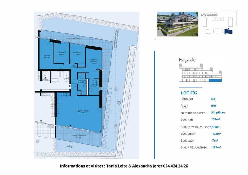 Exceptionnel 5.5 pièces avec terrasse et jardin privatif (12)