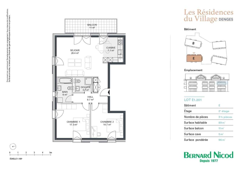 Nouvelle promotion : Appartement de 3.5 pièces avec balcon (8)