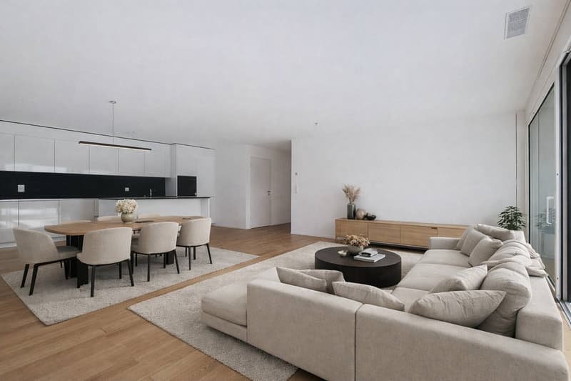 Luxueux 4.5 pièces d'angle avec terrasse (2)