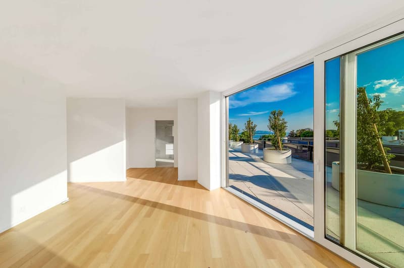UNIQUE! Attique de 5.5 pièces de 180m2 bénéficiant d'un rooftop terrasse de 168m2 avec vue panoramique sur le lac et les Alpes (3)