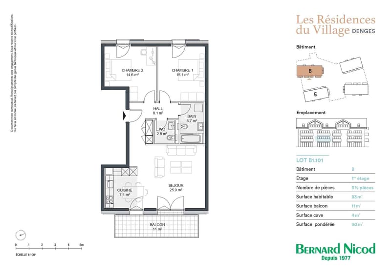 Nouvelle promotion : Appartement de 3.5 pièces avec balcon (12)