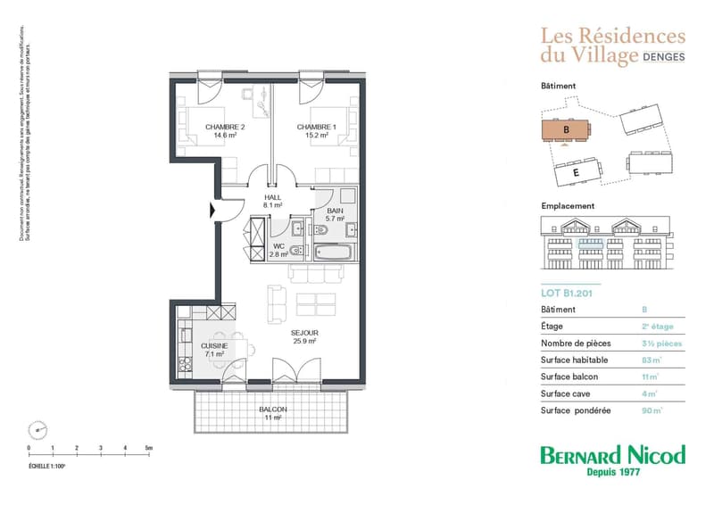 Nouvelle promotion : Appartement de 3.5 pièces avec balcon (12)