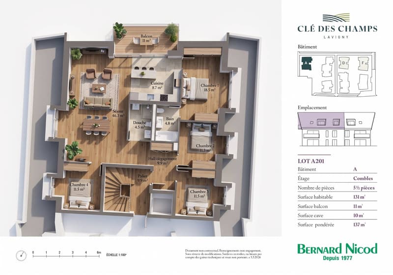 Nouvelle promotion : Appartement de 5.5 pièces avec balcon (10)