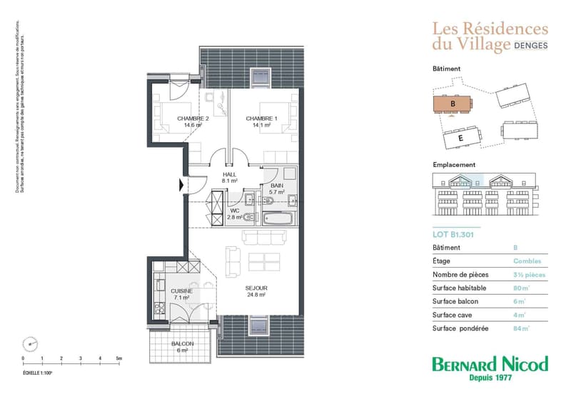 Nouvelle promotion : Appartement de 3.5 pièces avec balcon (12)