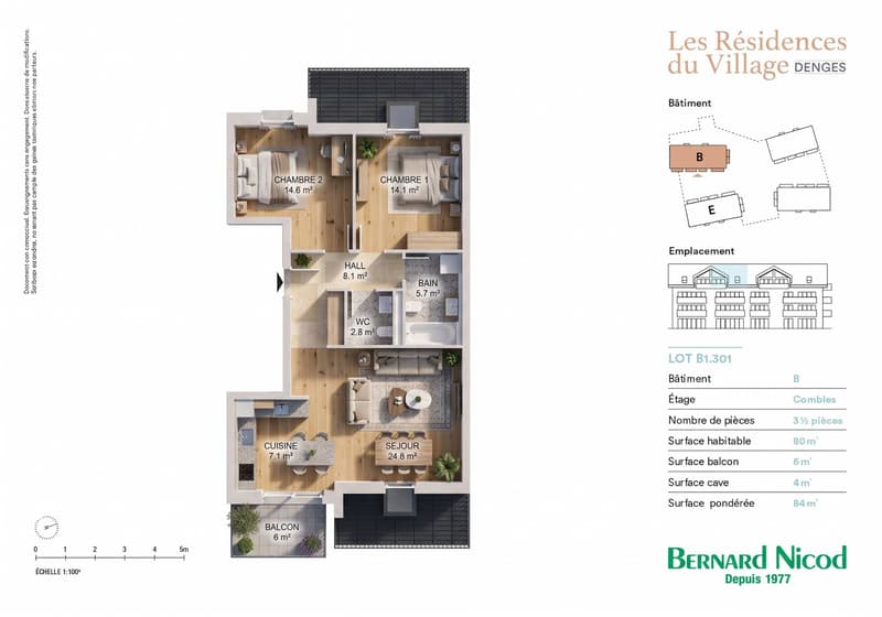 Nouvelle promotion : Appartement de 3.5 pièces avec balcon (11)