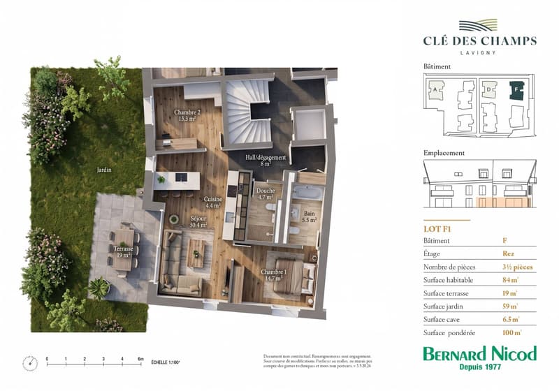 Appartement de 3.5 pièces avec terrasse et jardin (9)