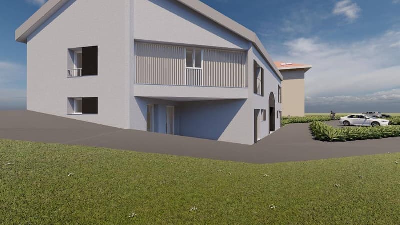 Maison mitoyenne de 4.5 pièces avec grand jardin (3)