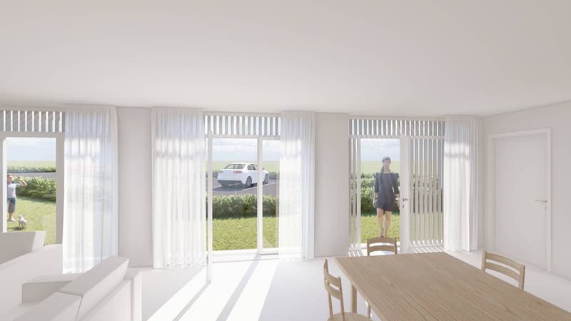 Maison mitoyenne de 4.5 pièces avec grand jardin (5)