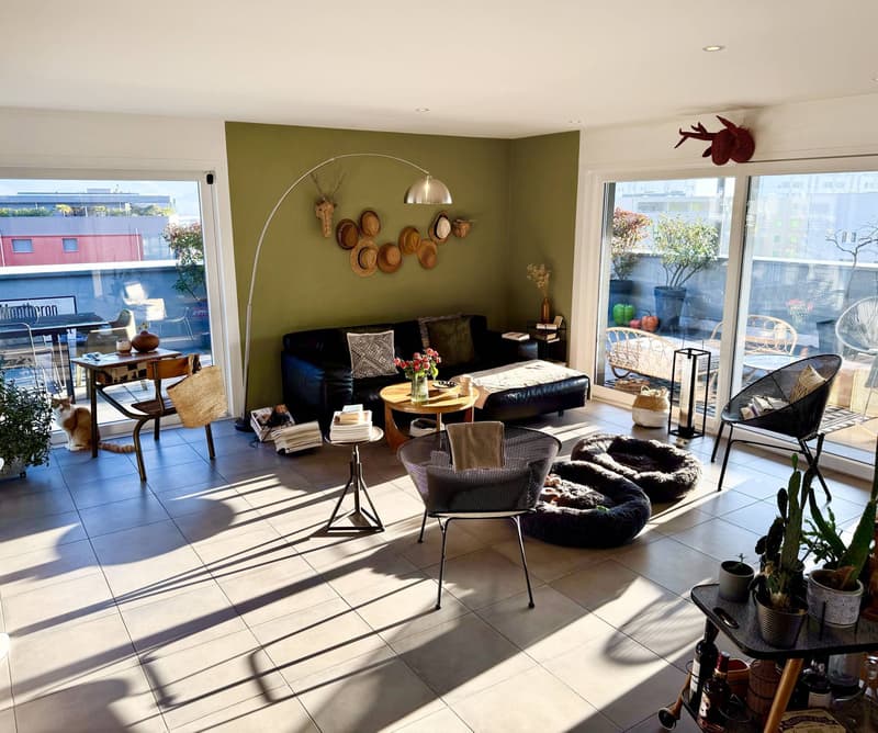 Attique 5.5 pièces - terrasse panoramique de 106 m2 (1)