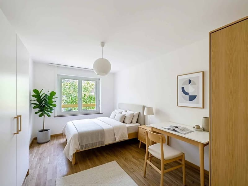 Au dernier étage - Grand 3.5 pièces sur 1 niveau de 79 m2 + balcon (11)