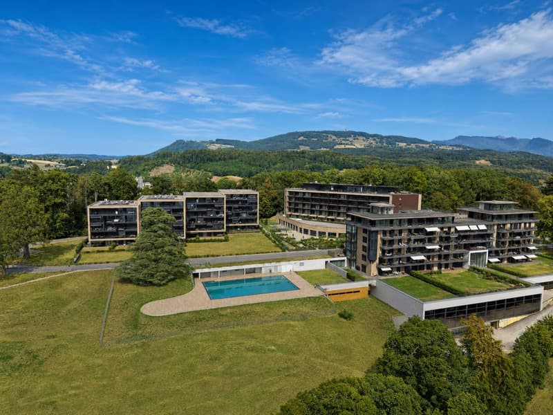 Bel appartement récent de 3.5 pièces avec grand balcon et vue sur le Lac (12)