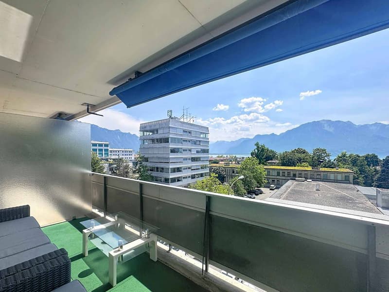 Appartement de 1 pièce - 33.5 m2 avec grand balcon et garage box (3)