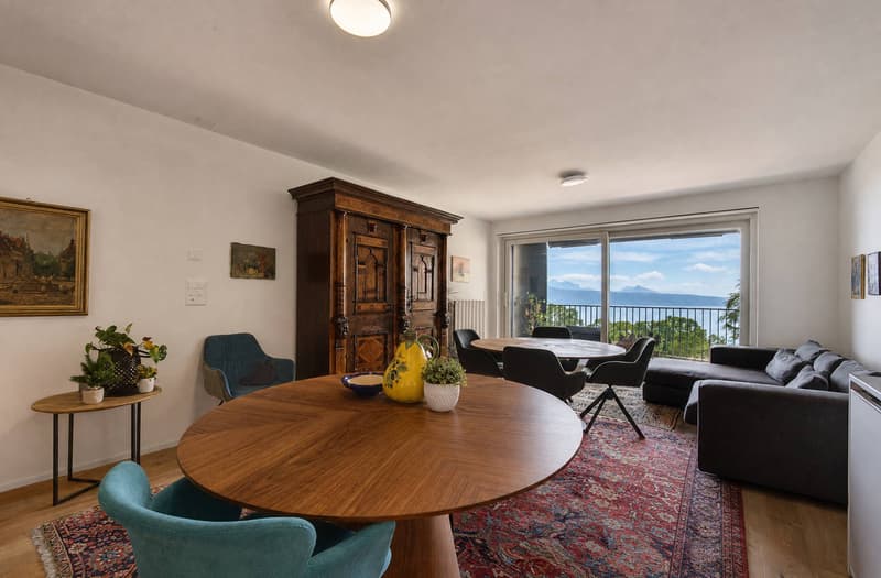 Bel appartement récent de 3.5 pièces avec grand balcon et vue sur le Lac (5)