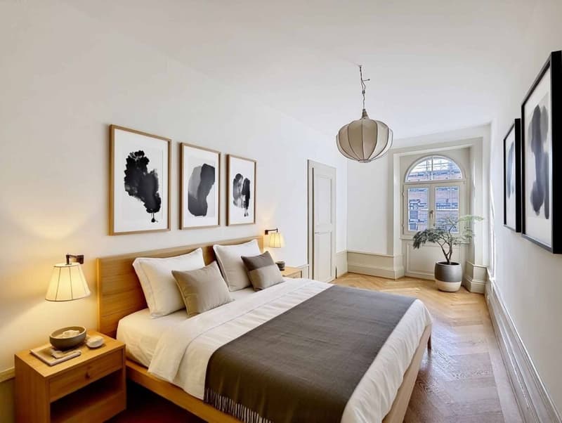 Dernier étage - Spacieux 3.5 pces 99 m2 + combles dans un immeuble ancien rénové (8)