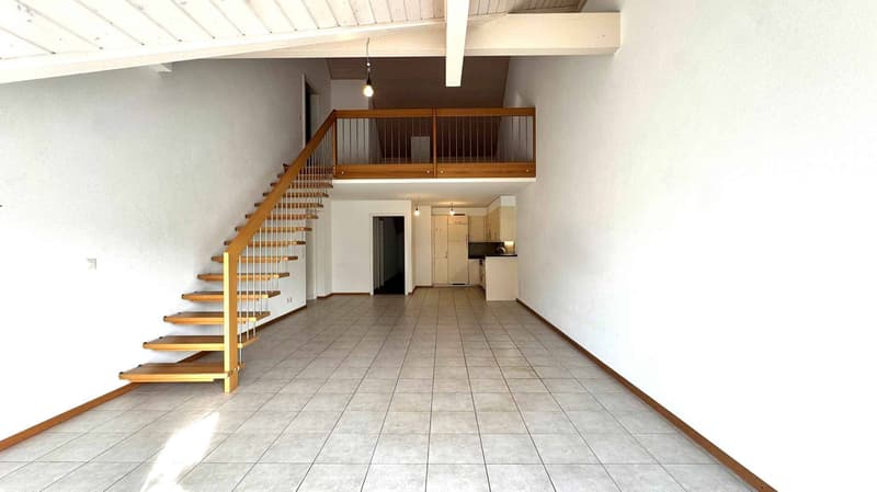 Bel attique de 4,5 pièces avec grande mezzanine (2)