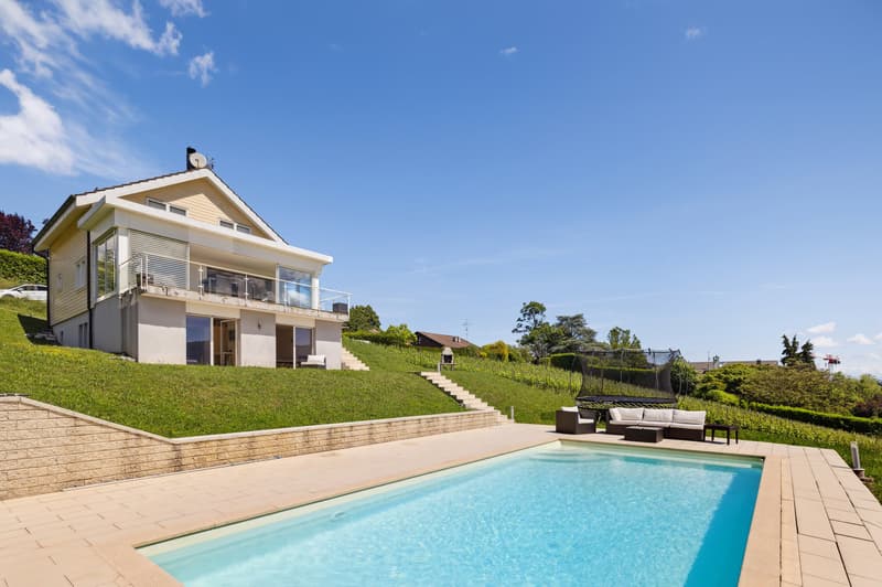 Rare Villa Individuelle avec piscine face aux vignobles (4)
