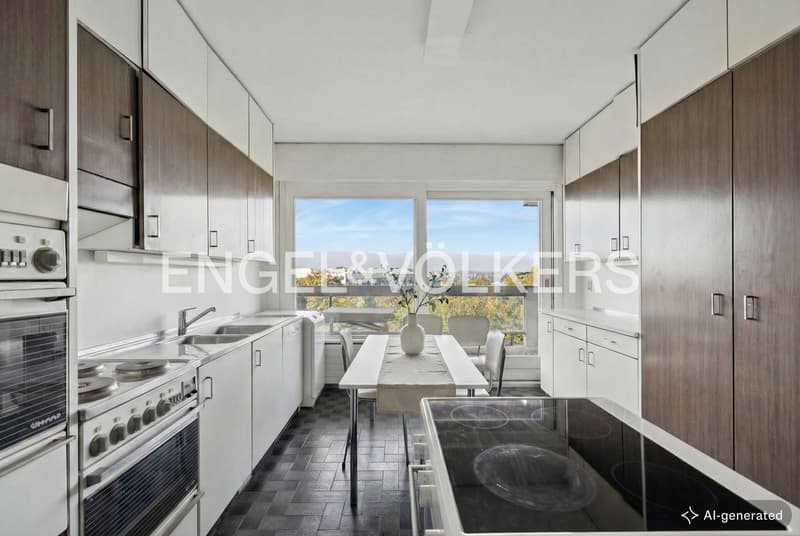 Appartement de prestige avec vue sur le lac à Cologny à réinventer ! (8)