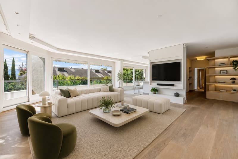 Rare appartement en duplex avec jardin privatif au coeur de Champel (2)