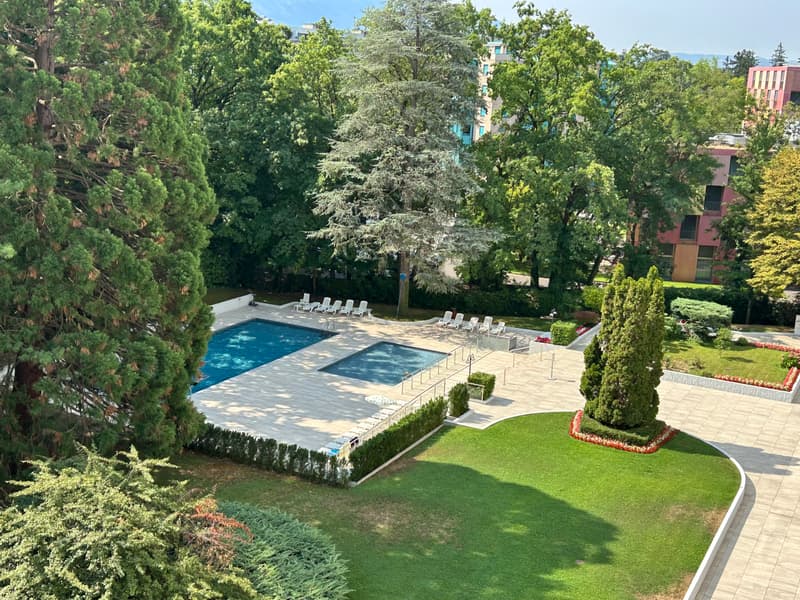 Grand studio (2 pièces) meublé avec loggia et accès à un magnifique pa (7)