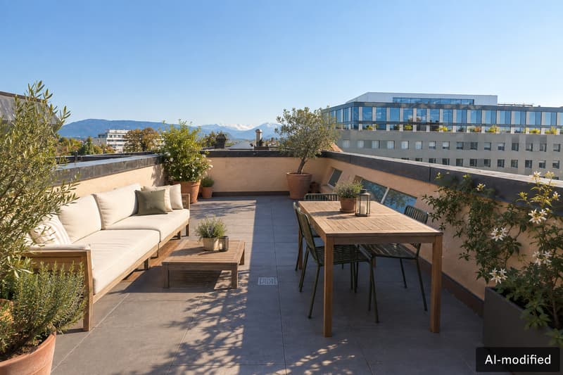Appartement au dernier étage avec rooftop au Petit-Saconnex (1)