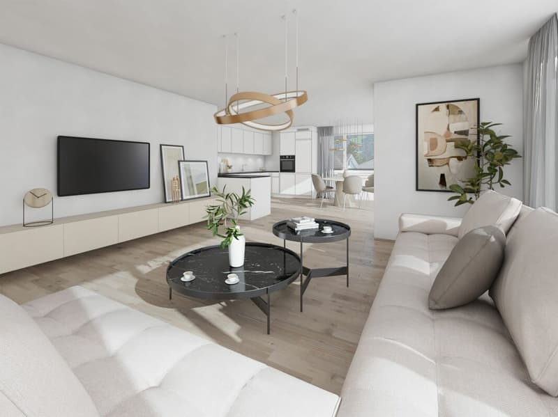 Gesund wohnen mit Weitsicht - 4½-Zimmer-Dachwohnung C4.1 (33)