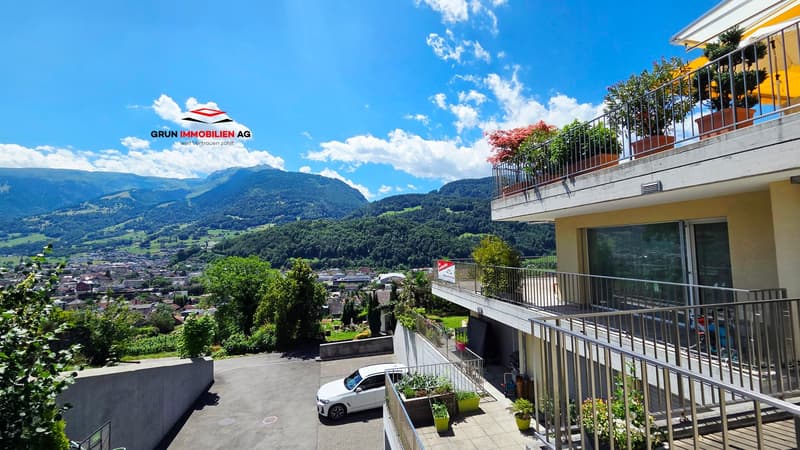 Grosszügige 5 ½-Zimmer-Terrassenwohnung mit schönstem Talblick auf der Sonnenseite (1)