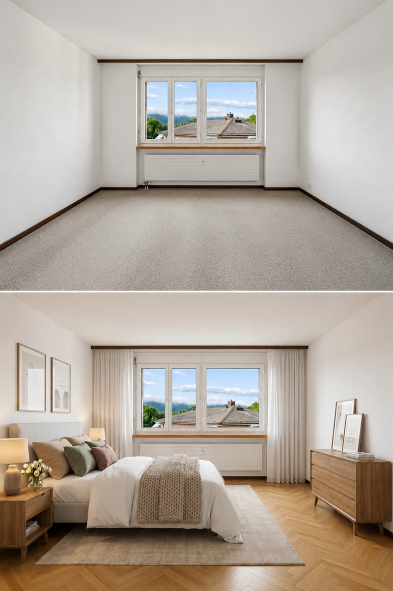 Zentrale und ruhige 4 1/2 Zimmer-Wohnung in Wettingen (5)
