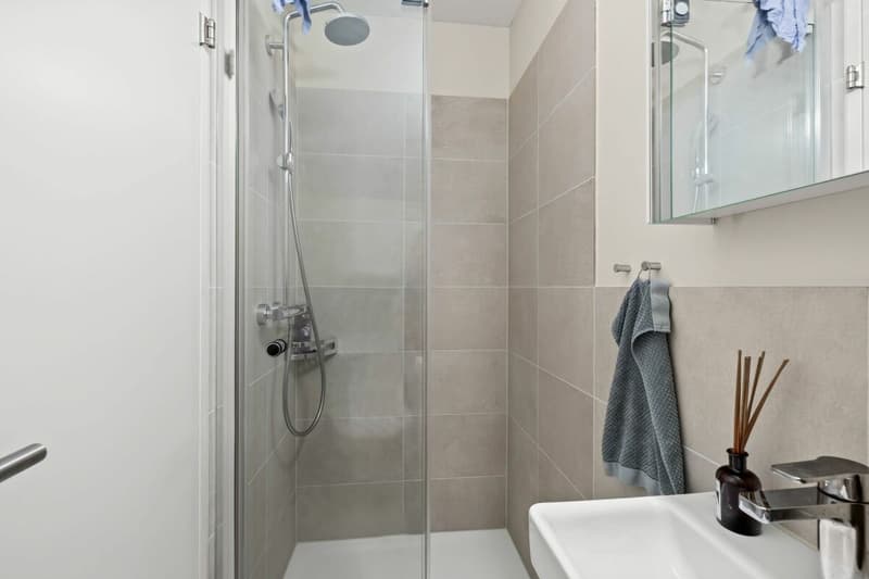 Dusche und Gäste WC