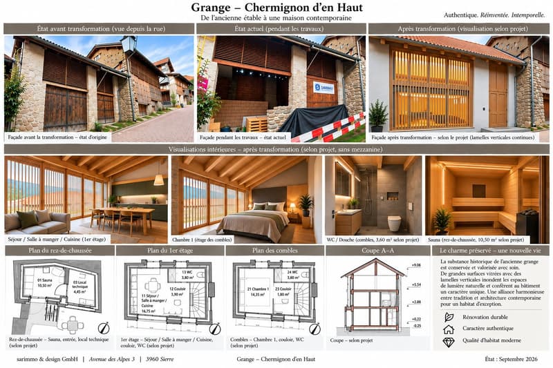 Grange valaisanne à terminer soi-même – projet autorisé, travaux déjà commencés (2)