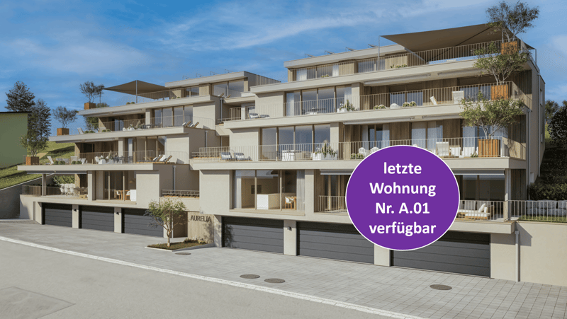 Letzte Wohnung! - Neubauprojekt AURELIA Erlinsbach AG – 4.5 Zimmer Loggiawohnung A.01 (1)