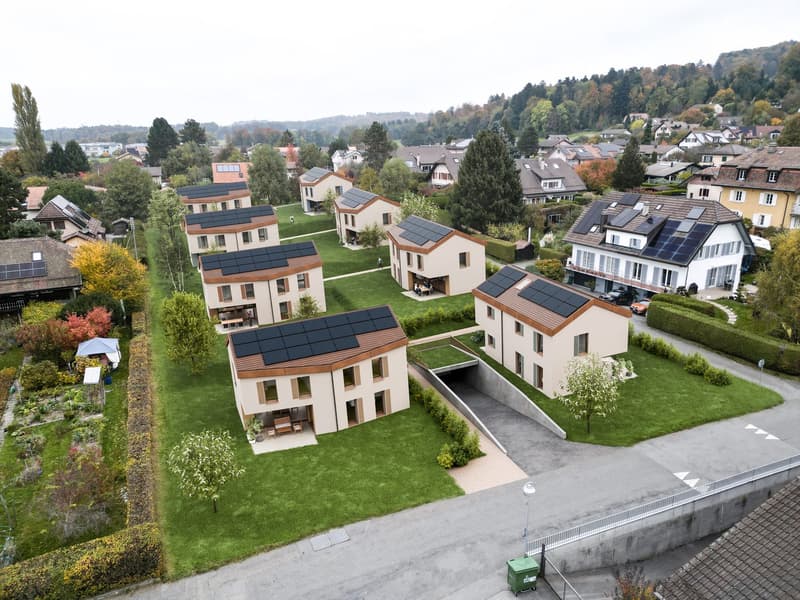 Villas individuelles sur plan au centre de Cugy (3)
