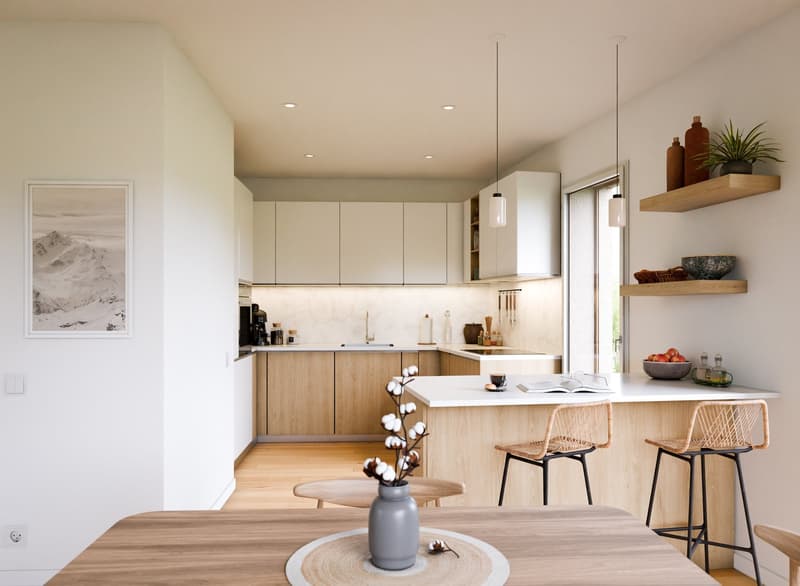 Villas individuelles sur plan au centre de Cugy (6)