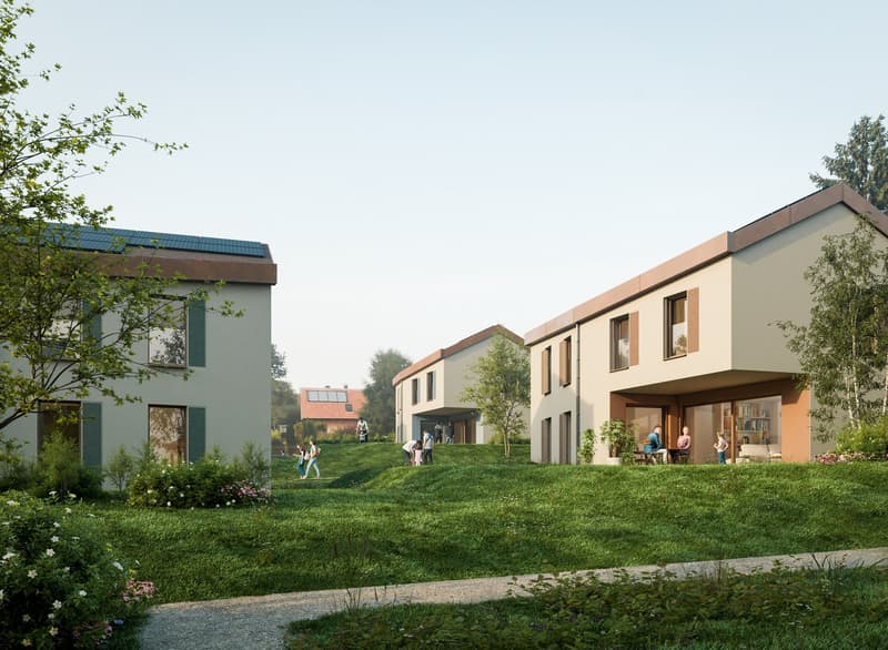 Villas individuelles sur plan au centre de Cugy (2)