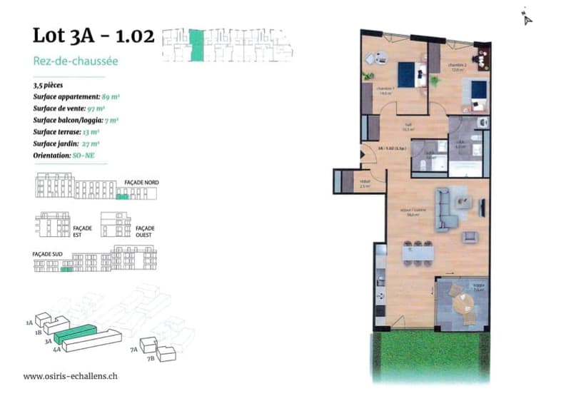 Appartement 3.5 pièces à vendre – Écoquartier OSIRIS, Échallens (8)