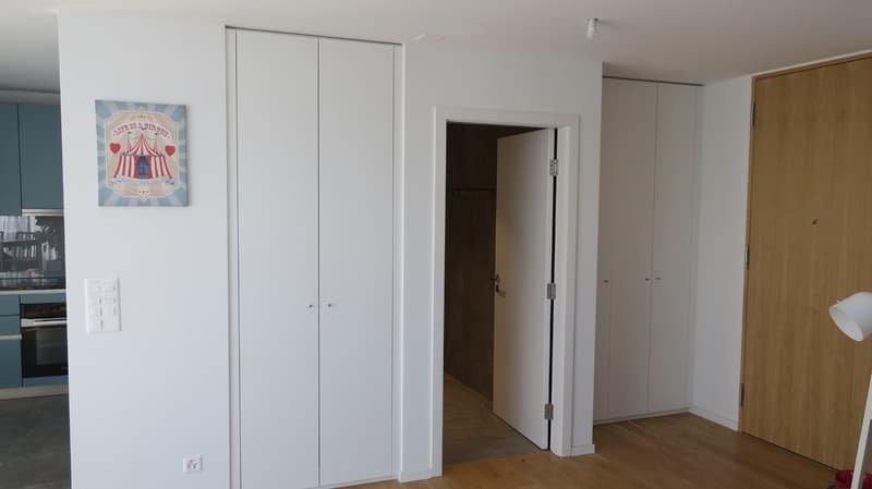 🌿 Grand studio lumineux avec loggia – Écoquartier OSIRIS à Échallens (4)