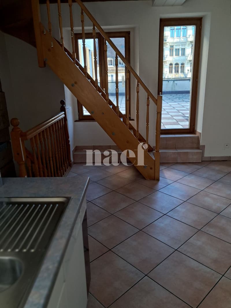 Duplex de 2 pièces avec terrasse sur la Place du Marché (7)