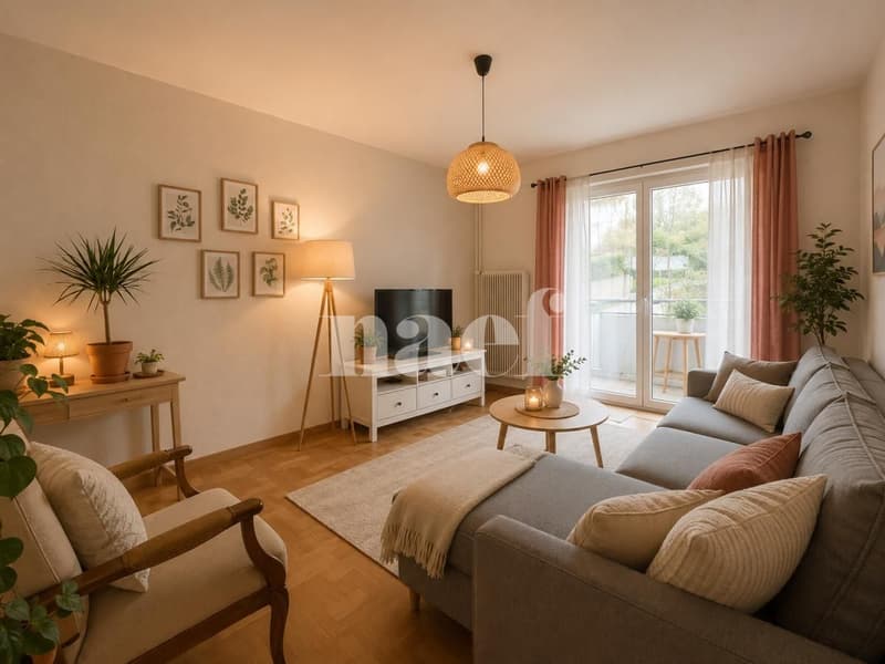 Appartement de 3 pièces dans un quartier apprécié (3)