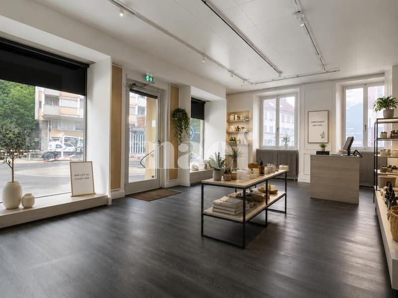 Local commercial avec vitrine et entrée indépendante au centre-ville (2)