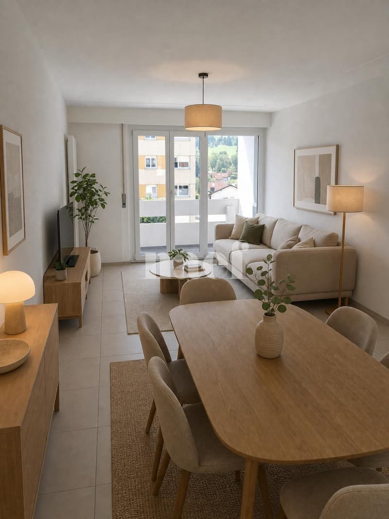 Appartement de 3.5 pièces avec balcon (1)